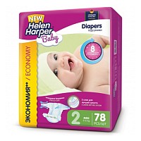 Helen Harper детские подгузники Baby Mini (3-6кг) 78шт
