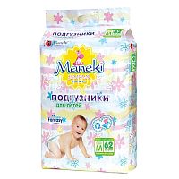 Maneki (Fantasy) подгузники М, 62шт (6-11кг)