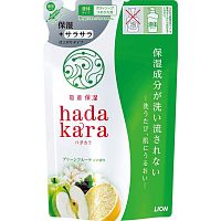 Мыло для тела Lion Hadakara эстра увлажняющее с ароматом зеленых фруктов, 340мл