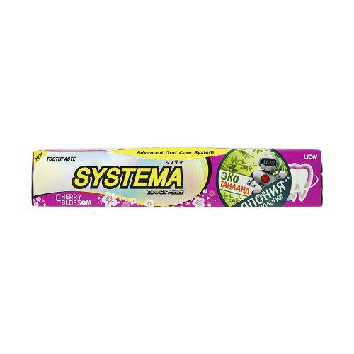 Зубная паста Lion "Systema" вишня в цвету, 160г