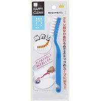 Щетка Kokubo "Happy Clean Brush" д/сливов раковин (синяя)