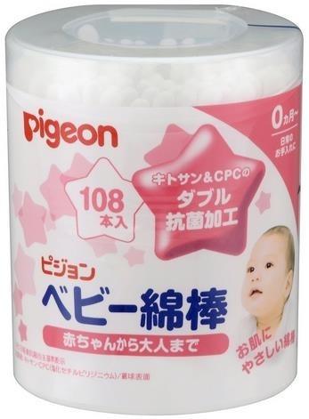 Ватные палочки Pigeon детские 108 шт