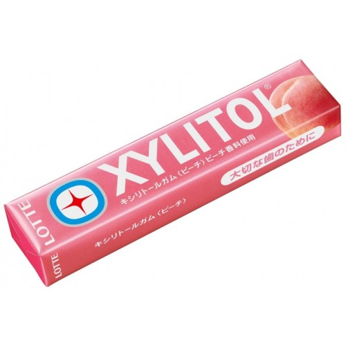 Жевательная резинка Lotte Xylitol со вкусом персика 14 подушечек