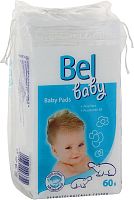 Подушечки ватные Bel "Baby Pads" детские с алоэ 60 шт