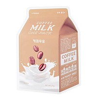Маска тканевая A'PIEU Cofee Milk укрепляющая с молочными протеинами и экстрактом кофе, 21г