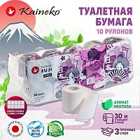 Туалетная бумага Kaineko "Fuji" трехслойная жасмин 1 рулон