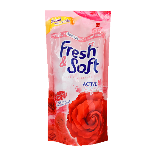 Кондиционер для белья Lion "Essence Fresh & Soft" с ароматом  "Red Rose" 600 мл, м/у