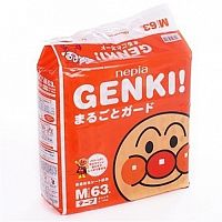 Подгузники Genki М, 63 шт 6-12 кг