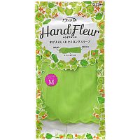 Перчатки "Hand Fleur" виниловые (размер M)