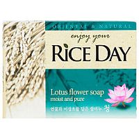 Мыло туалетное Lion "Rice Day"  лотос 100 г